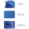 Solstice® 6ft. Inflatable Blue Mattress Swimming Pool Float